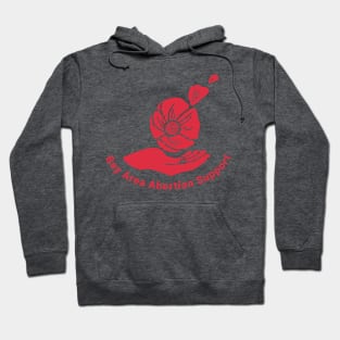 BAAS release logo in poppy red Hoodie